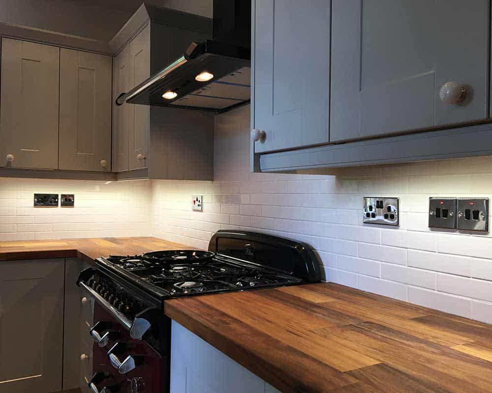 Kitchen & Extension Wiring, project photo